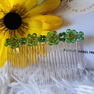 Beaded Hair Comb